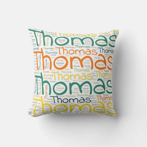 Thomas Throw Pillow