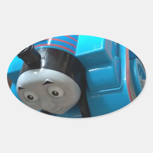 thomas train oval sticker (Front)