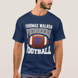 Thomas Walker Pioneers Football - dark T-Shirt