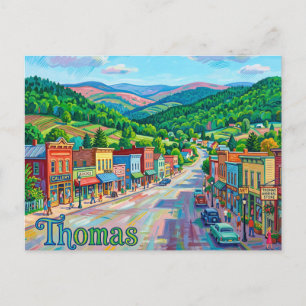 Thomas, West Virginia, USA Postcard