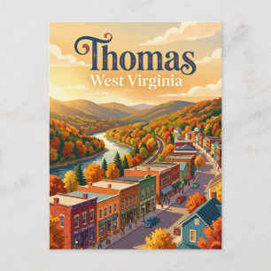 Thomas, West Virginia West Virginia Postcard