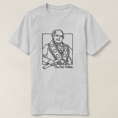 Thomas Wildey The Odd Father Monoline Design T_Shirt