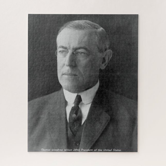 Thomas Woodrow Wilson 28th President of America Jigsaw Puzzle (Vertical)