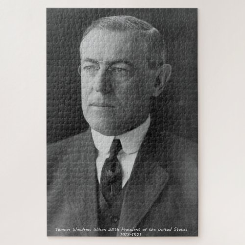 Thomas Woodrow Wilson 28th President of America Jigsaw Puzzle