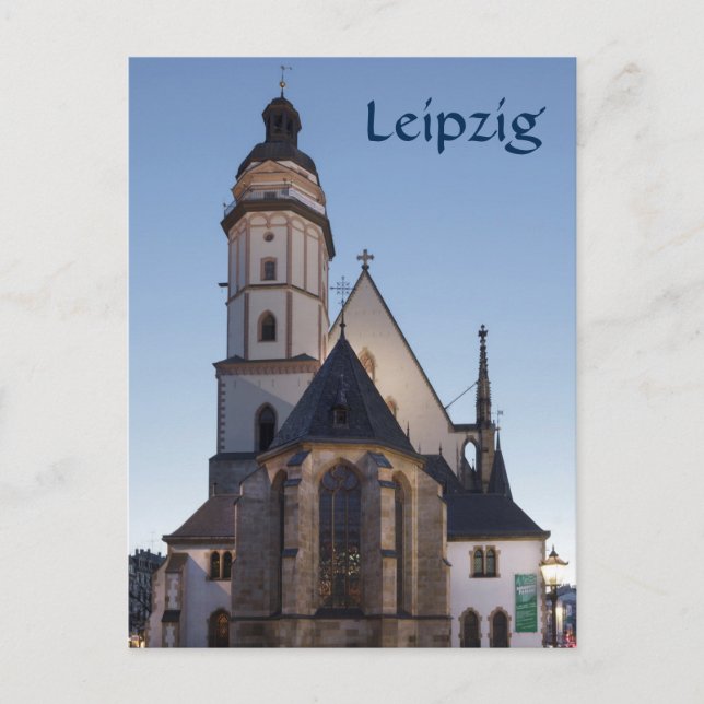 Thomaskirche, Leipzig Postcard (Front)