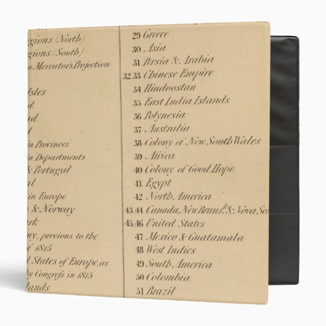Thomas's Library Atlas 2 3 Ring Binder (Front/Inside)