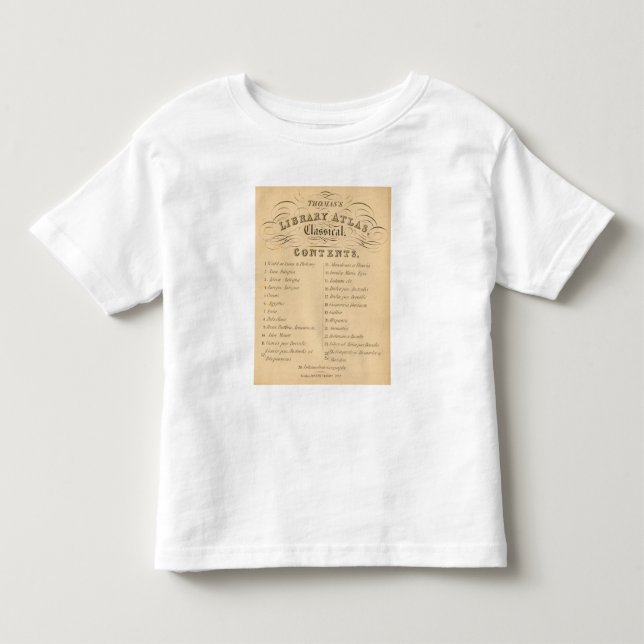 Thomas's Library Atlas Toddler T-shirt (Front)