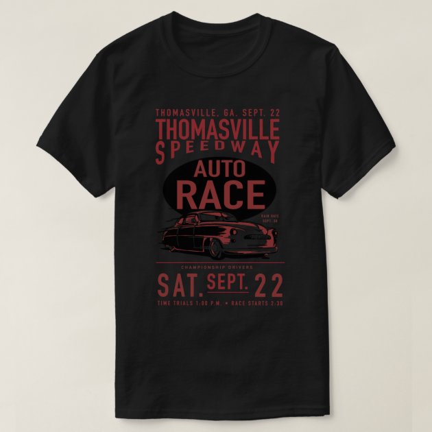 Thomasville Speedway Classic T Shirt Zazzle