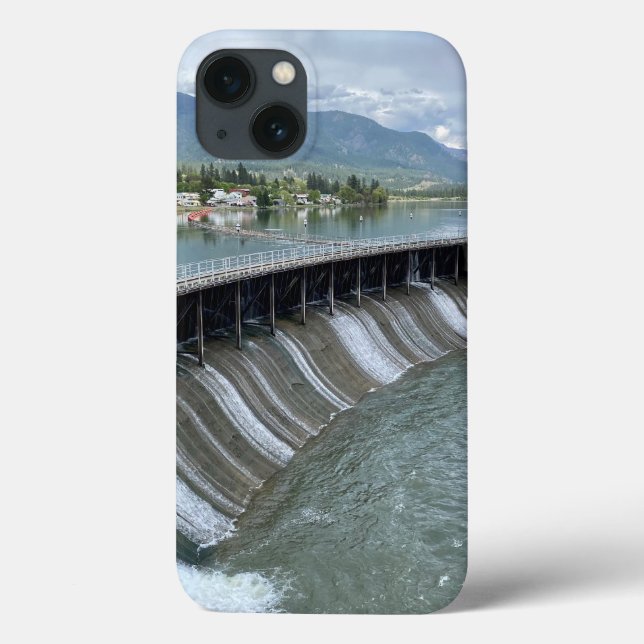 Thompson Falls Dam iPhone Cases (Back)