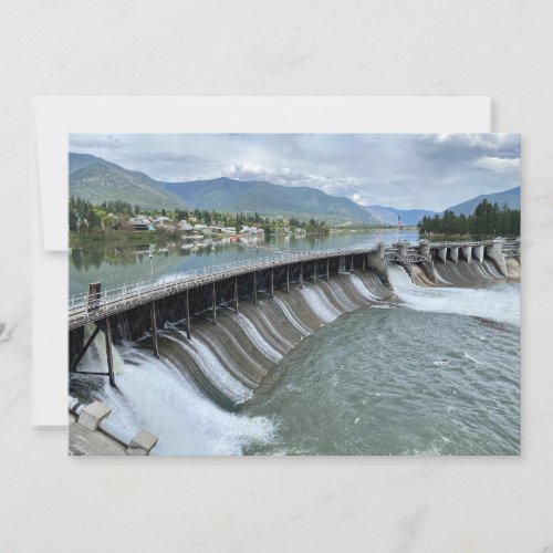 Thompson Falls Dam Note Card