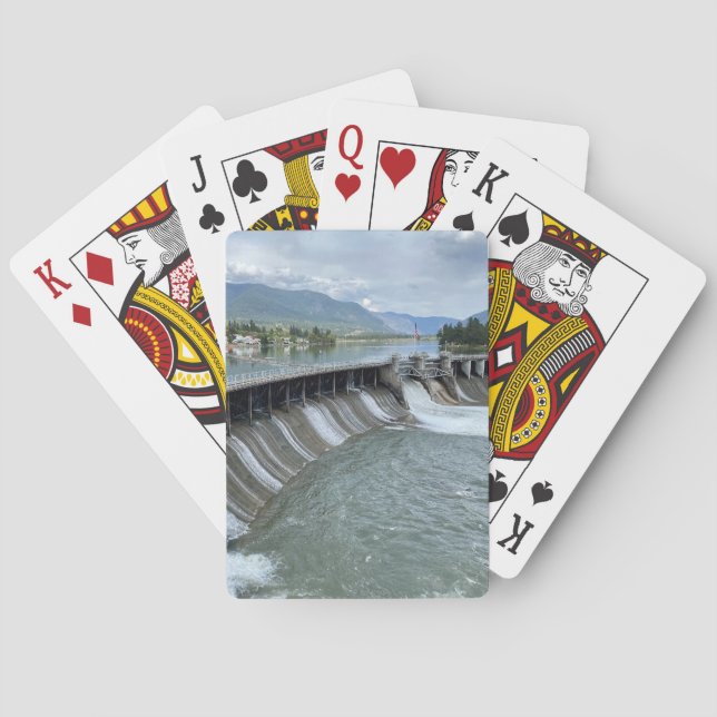 Thompson Falls Dam Poker Cards (Back)