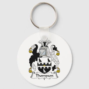 Thompson Family Crest Keychain