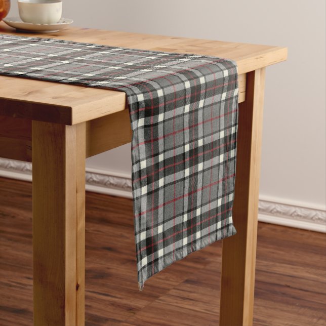 Thompson Gray Modern Original Scottish Tartan Medium Table Runner (In Situ)