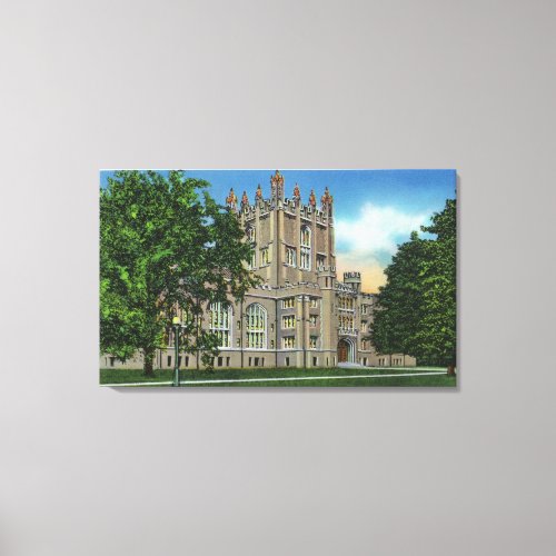 Thompson Memorial Library Vassar College Canvas Print