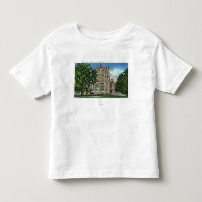 Thompson Memorial Library, Vassar College Toddler T-shirt (Front)