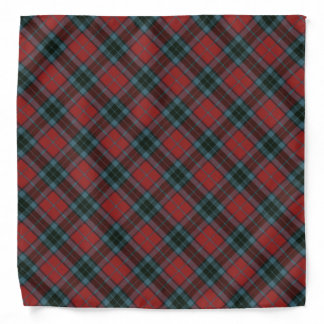 Thompson Red Modern Scottish Clan Tartan Bandana
