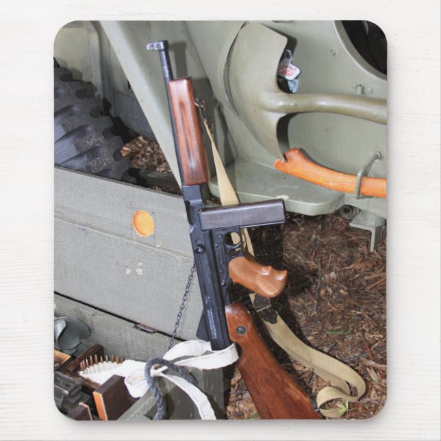 Thompson SMG By Jeep Mouse Pad (Front)