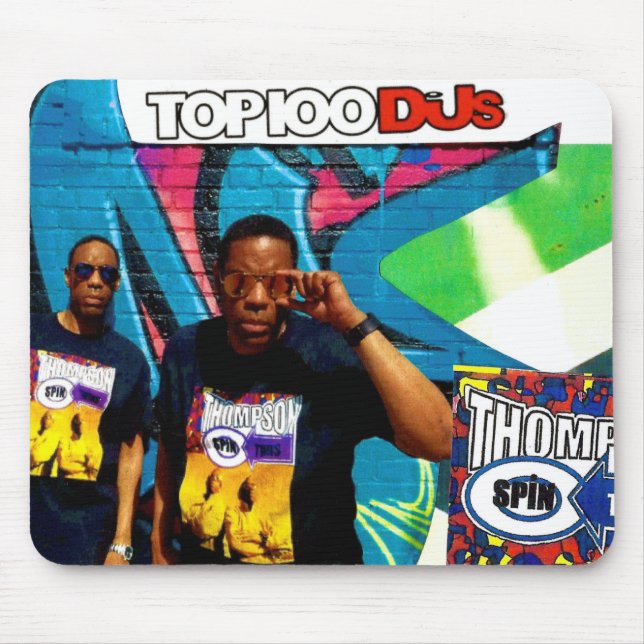 THOMPSON SPIN TWINS ( OFFICIAL MERCHANDISE) TOUR MOUSE PAD (Front)