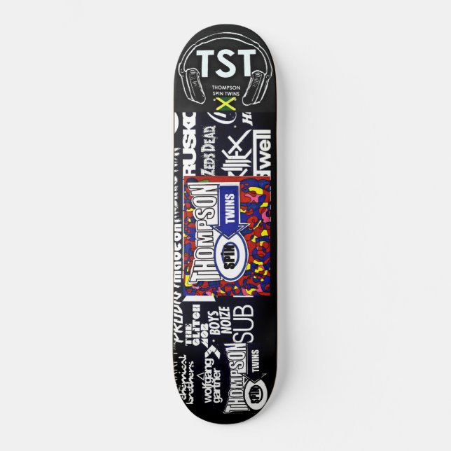 THOMPSON SPIN TWINS OFFICIAL Skateboard (Front)