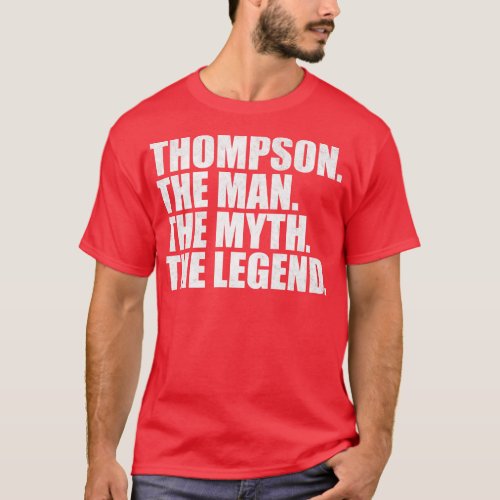 ThompsonThompson Name Thompson given name T_Shirt