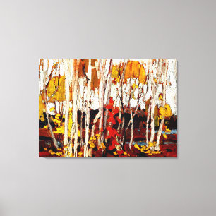 Thomson - Autumn Birches Canvas Print