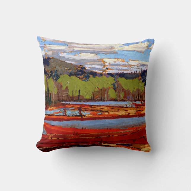 Thomson - Bateaux Throw Pillow (Front)