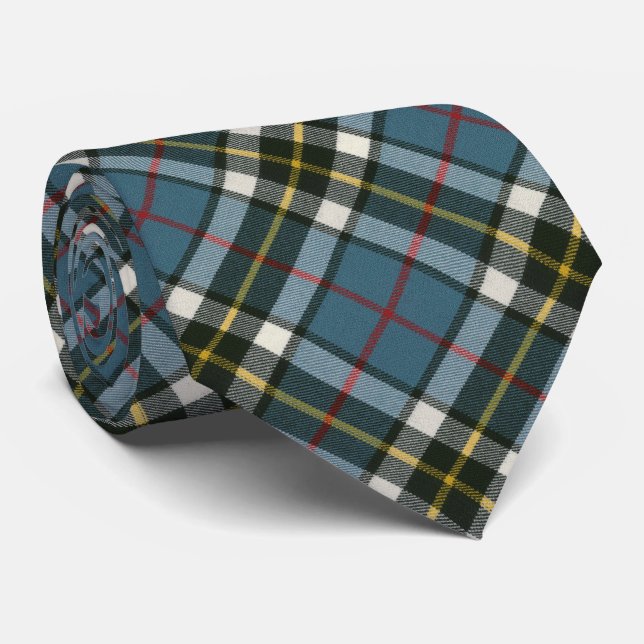 Thomson Blue Original Scottish Tartan Neck Tie (Rolled)