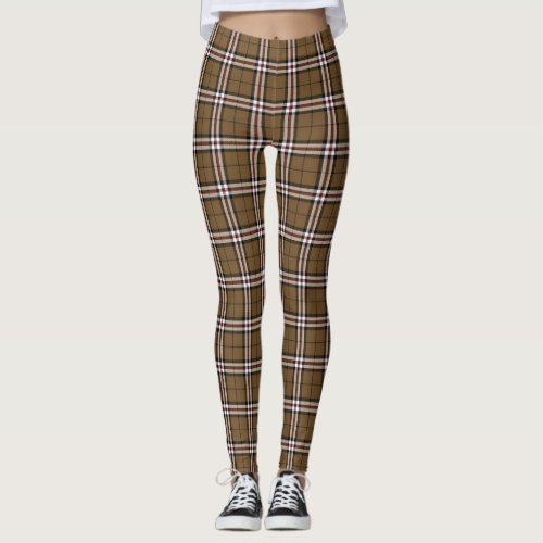 Thomson Camel Tartan Leggings