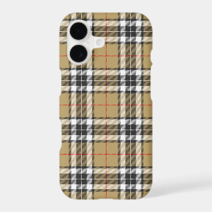 Thomson Camel Tartan Plaid Pattern Family Fashion iPhone 17 Case