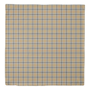 Thomson Camel Tartan Plaid Pattern Family Fashion Duvet Cover