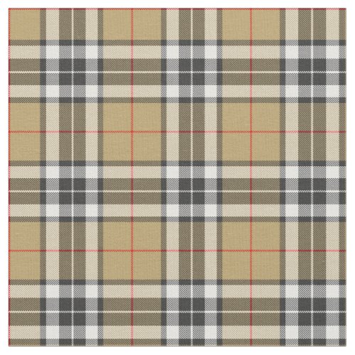 Thomson Camel Tartan Plaid Pattern Family Fashion Fabric