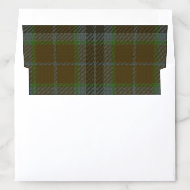 Thomson Clan Tartan Envelope Liner (In Envelope)