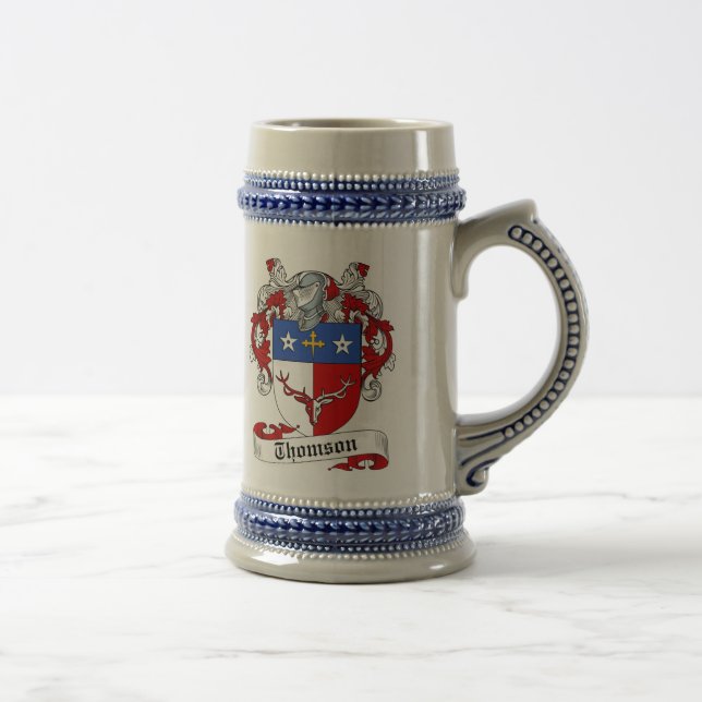 Thomson Coat of Arms Stein - Family Crest (Right)