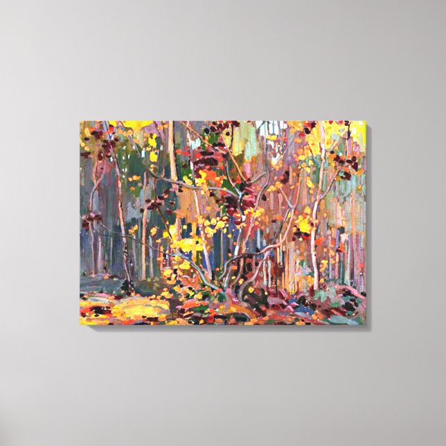 Thomson - Maple Saplings Canvas Print (Front)