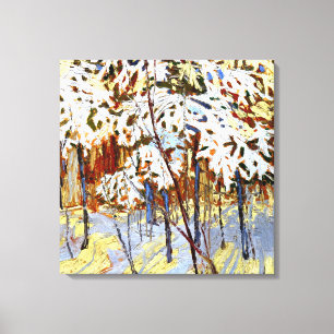 Thomson - Snow-covered Trees Canvas Print