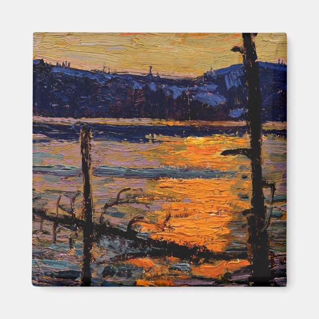 Thomson - Sunset, Canoe Lake Magnet (Front)