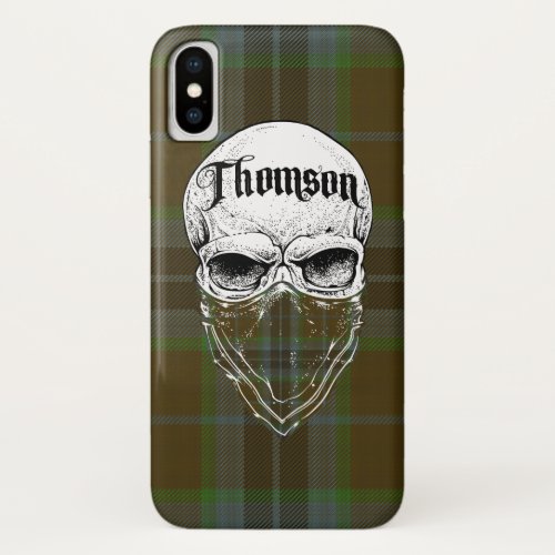 Thomson Tartan Bandit iPhone X Case