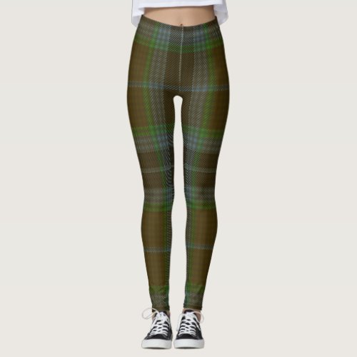 Thomson Tartan Clan Plaid Leggings