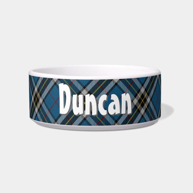 Thomson Tartan Pet Dish - Customized (Front)