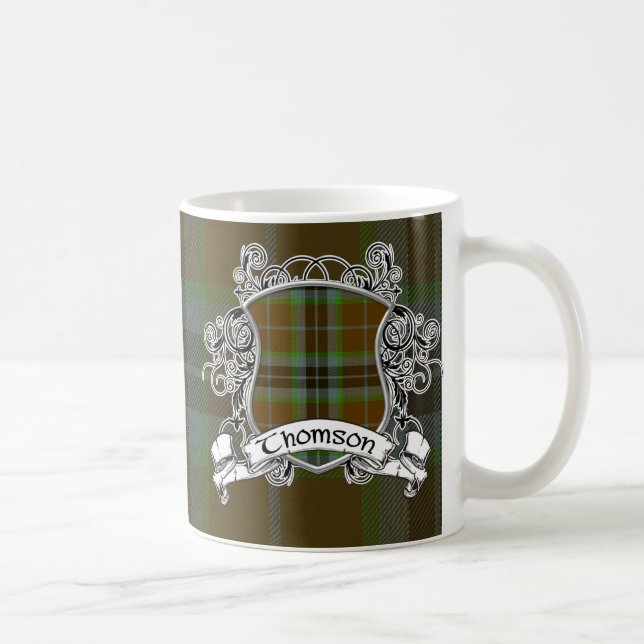 Thomson Tartan Shield Coffee Mug (Right)