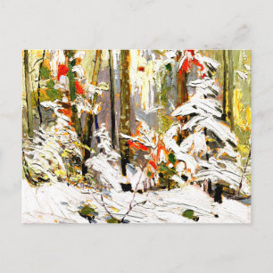Thomson - Wood Interior, Winter Postcard