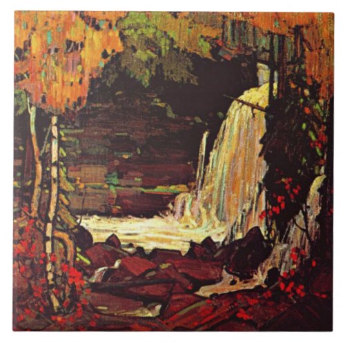 Thomson _ Woodland Waterfall Ceramic Tile