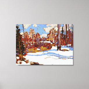 Thomson - Woods in the Winter Canvas Print