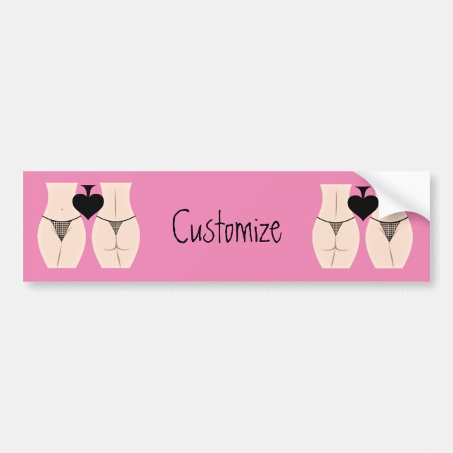 Thong Panty Spade Thunder_Cove Bumper Sticker (Front)