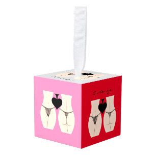 Thong Panty Spade Thunder_Cove Cube Ornament