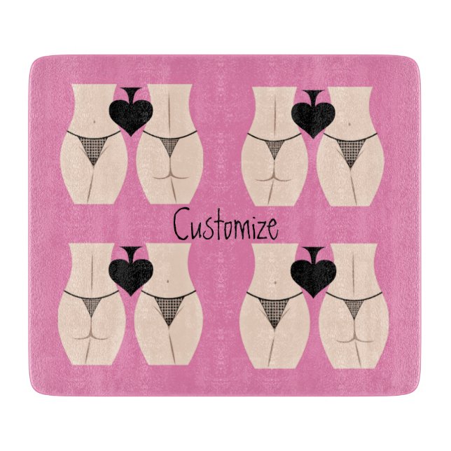Thong Panty Spade Thunder_Cove Cutting Board (Front)