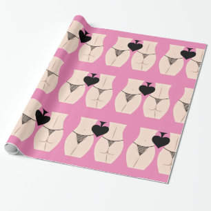 Thong Panty Spade Thunder_Cove Wrapping Paper