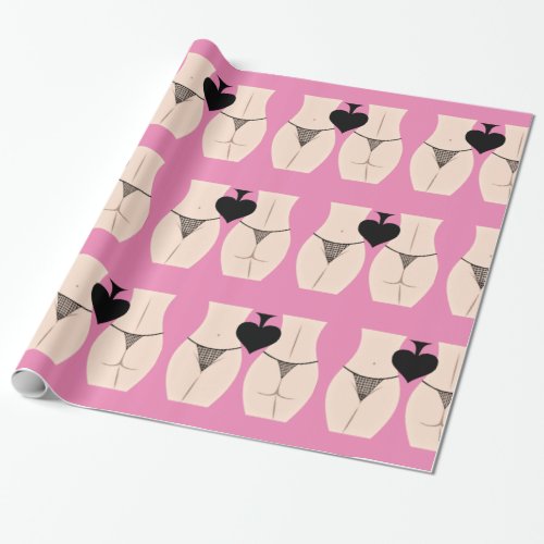 Thong Panty Spade Thunder_Cove Wrapping Paper