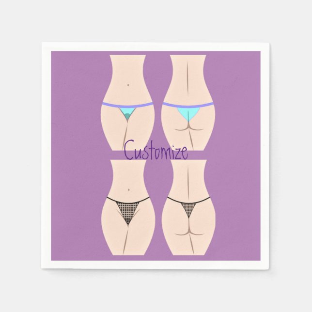 Thong Panty Thunder_Cove Napkins (Front)