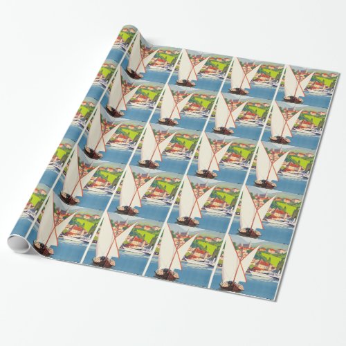 Thonon Les Bains French Travel Europe Wrapping Paper